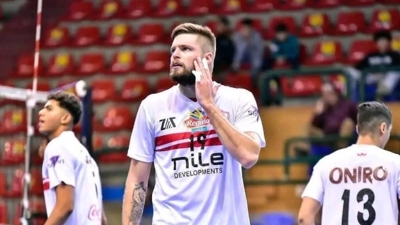 اتحاد الكرة الطائرة يوقف محترف الزمالك الروسي حتى نهاية الموسم